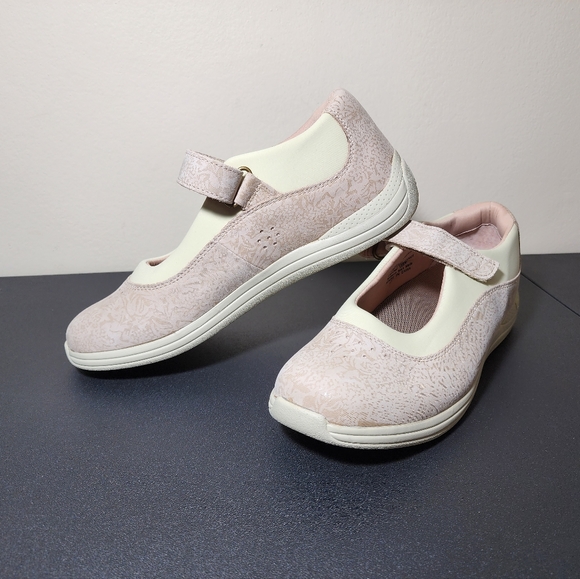 Drew Rose Womens Beige Leather Mary Jane Orthopedic Diabetic Comfort Shoes Sz 8 - Picture 1 of 10